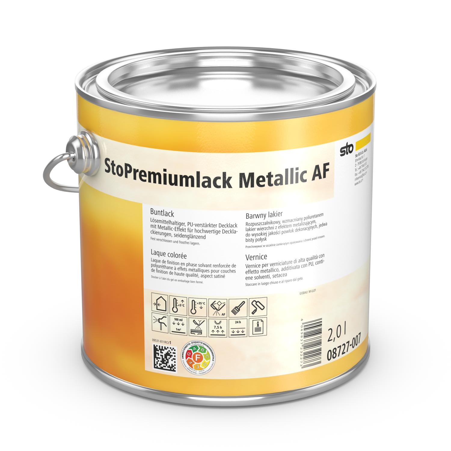 StoPremiumlack Metallic AF getönt - 2 l Dose
