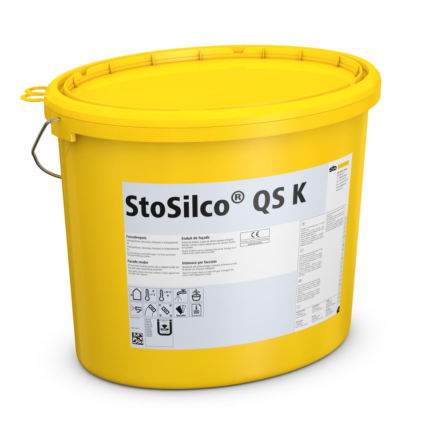 StoSilco QS K 3,0 weiß - 25 kg Eimer